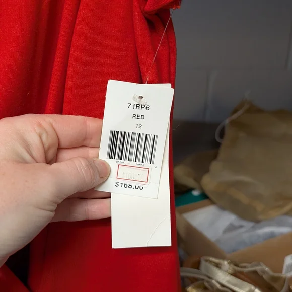 NWT French Connection Vibrant Red Dress - Picture 9 of 10